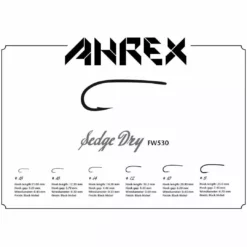 Ahrex Hooks Ahrex FW530 Freshwater Sedge Dry Fly Hook