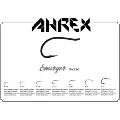Hooks Ahrex FW520 Emerger Hook - Barbed
