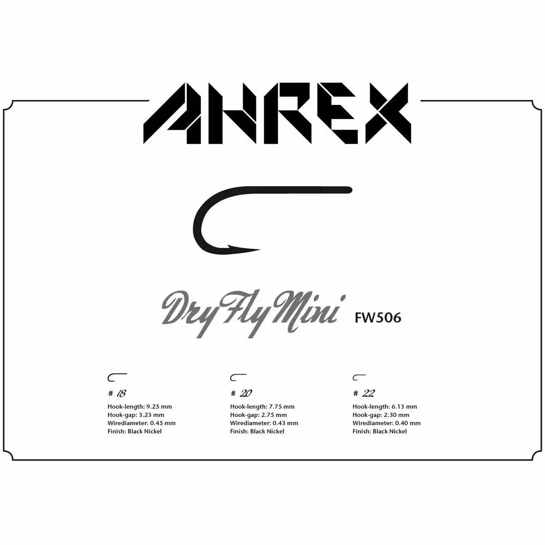 Ahrex FW506 Freshwater Dry Fly Mini Hook 2 Ahrex FW506 Freshwater Dry Fly Mini Hook
