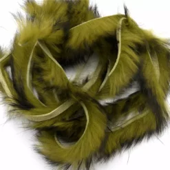 Hareline Fly Tying Materials Two-Toned Rabbit Strips