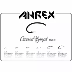 Hooks Ahrex FW540 Freshwater Curved Nymph Hook