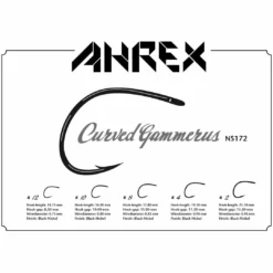Ahrex NS172 Nordic Salt Curved Gammarus Hook