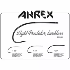Ahrex PR351 Barbless Light Predator Hook Hooks