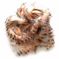 Hareline Black Barred Groovy Bunny Strips Fly Tying Materials