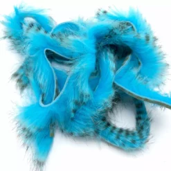 Hareline Black Barred Rabbit Strips Fly Tying Materials