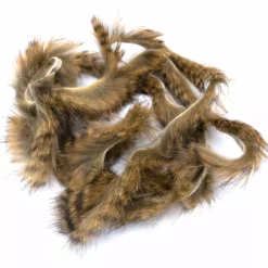 Hareline Black Barred Rabbit Strips Fly Tying Materials