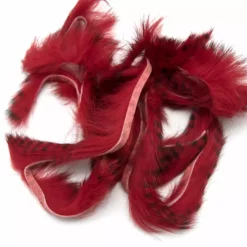 Hareline Black Barred Rabbit Strips Fly Tying Materials