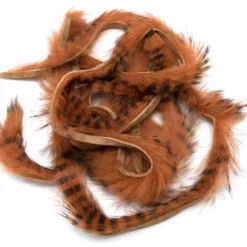 Hareline Black Barred Rabbit Strips Fly Tying Materials