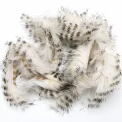 Hareline Black Barred Rabbit Strips Fly Tying Materials