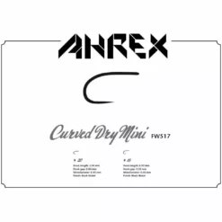 Ahrex FW517 Barbless Freshwater Curved Dry Mini Hook Hooks