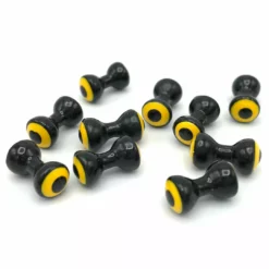 Hareline Double Pupil Lead Eyes 17 Hareline Double Pupil Lead Eyes