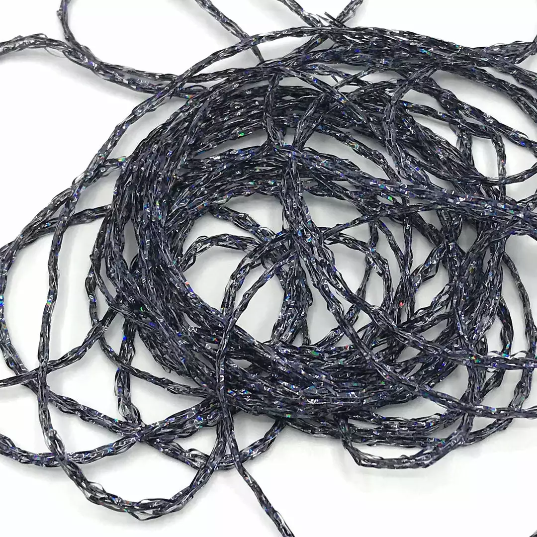 Hareline Dyed Pearl Diamond Braid Fly Tying Materials 30 Hareline Dyed Pearl Diamond Braid Fly Tying Materials