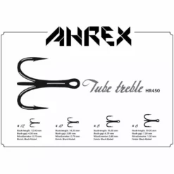 Ahrex HR450 Home Run Tube Treble Hook Hooks