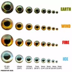 Flymen Fishing Company Fish-Skull Living Eyes Fly Tying Materials