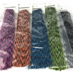 Hedron Fly Tying Materials Grizzly Barred Flashabou