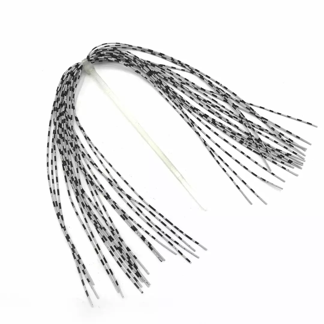 Hareline Grizzly Barred Rubber Legs 12 Hareline Grizzly Barred Rubber Legs