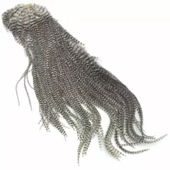 Fly Tying Materials Keough Grizzly Half Saddle 16 Fly Tying Materials Keough Grizzly Half Saddle