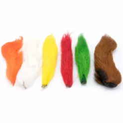 Hareline Fly Tying Materials Calf Tail Combo Pack