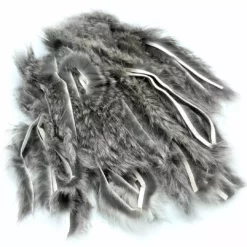 Hareline Cross Cut Rabbit Hide Strips Fly Tying Materials
