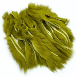 Hareline Cross Cut Rabbit Hide Strips Fly Tying Materials