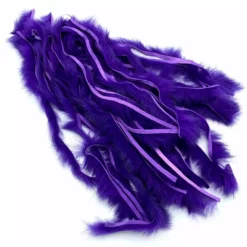 Hareline Cross Cut Rabbit Hide Strips Fly Tying Materials