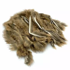 Hareline Cross Cut Rabbit Hide Strips Fly Tying Materials