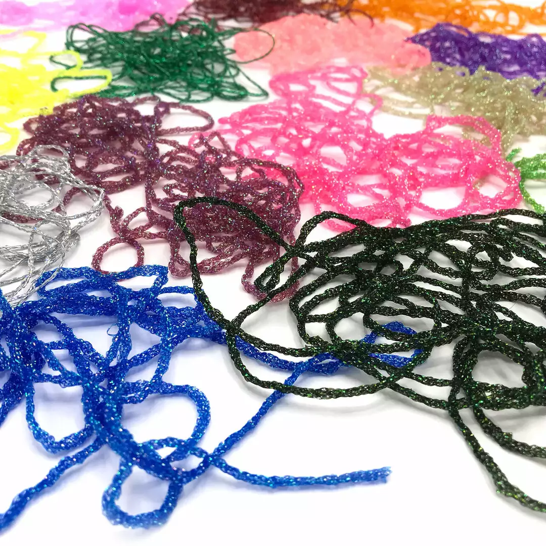 Hareline Dyed Pearl Diamond Braid Fly Tying Materials 1 Hareline Dyed Pearl Diamond Braid Fly Tying Materials
