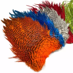 Hareline Grizzly Streamer Saddle Fly Tying Materials