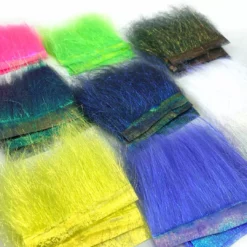 Hareline Fly Tying Materials Ice Dub Shimmer Fringe