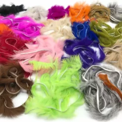 Hareline Micro Rabbit Strips Fly Tying Materials
