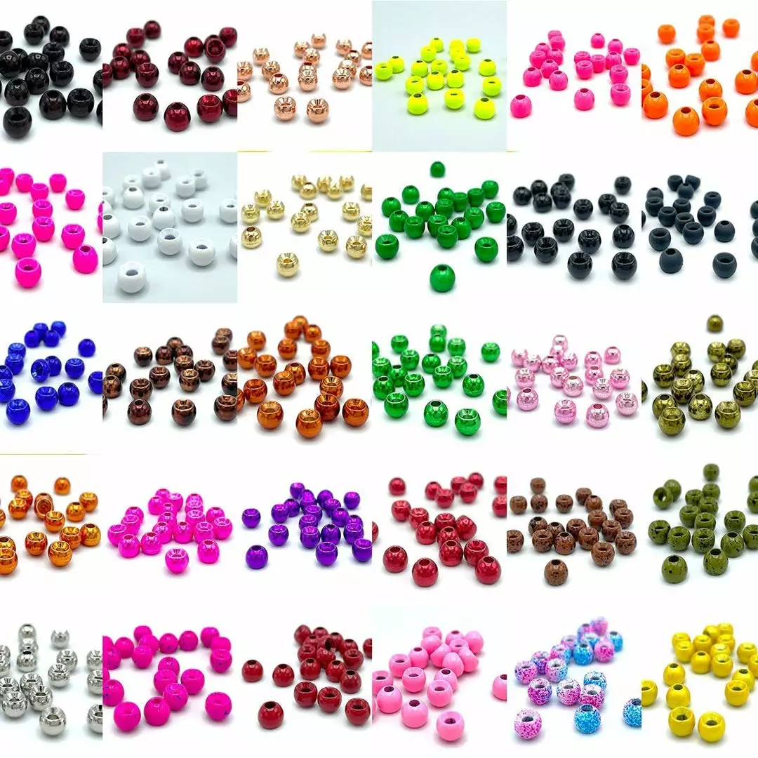 Hareline Fly Tying Materials Plummeting Tungsten Beads - 1/8" (3.3mm) 1 Hareline Fly Tying Materials Plummeting Tungsten Beads - 1/8" (3.3mm)