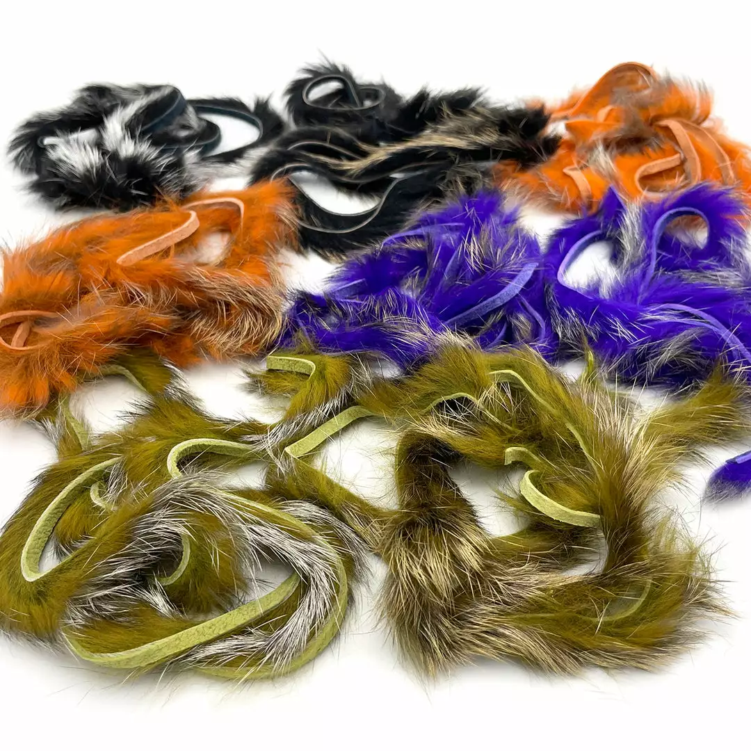 Hareline Shimmer Rabbit Strips 1 Hareline Shimmer Rabbit Strips