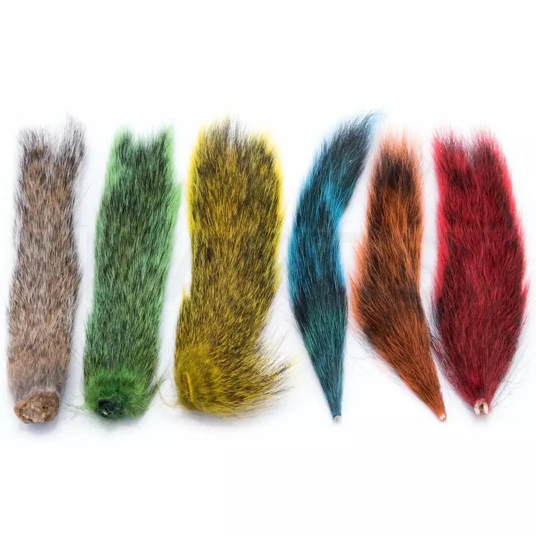 Hareline Squirrel Tail Combo Pack Fly Tying Materials 1 Hareline Squirrel Tail Combo Pack Fly Tying Materials