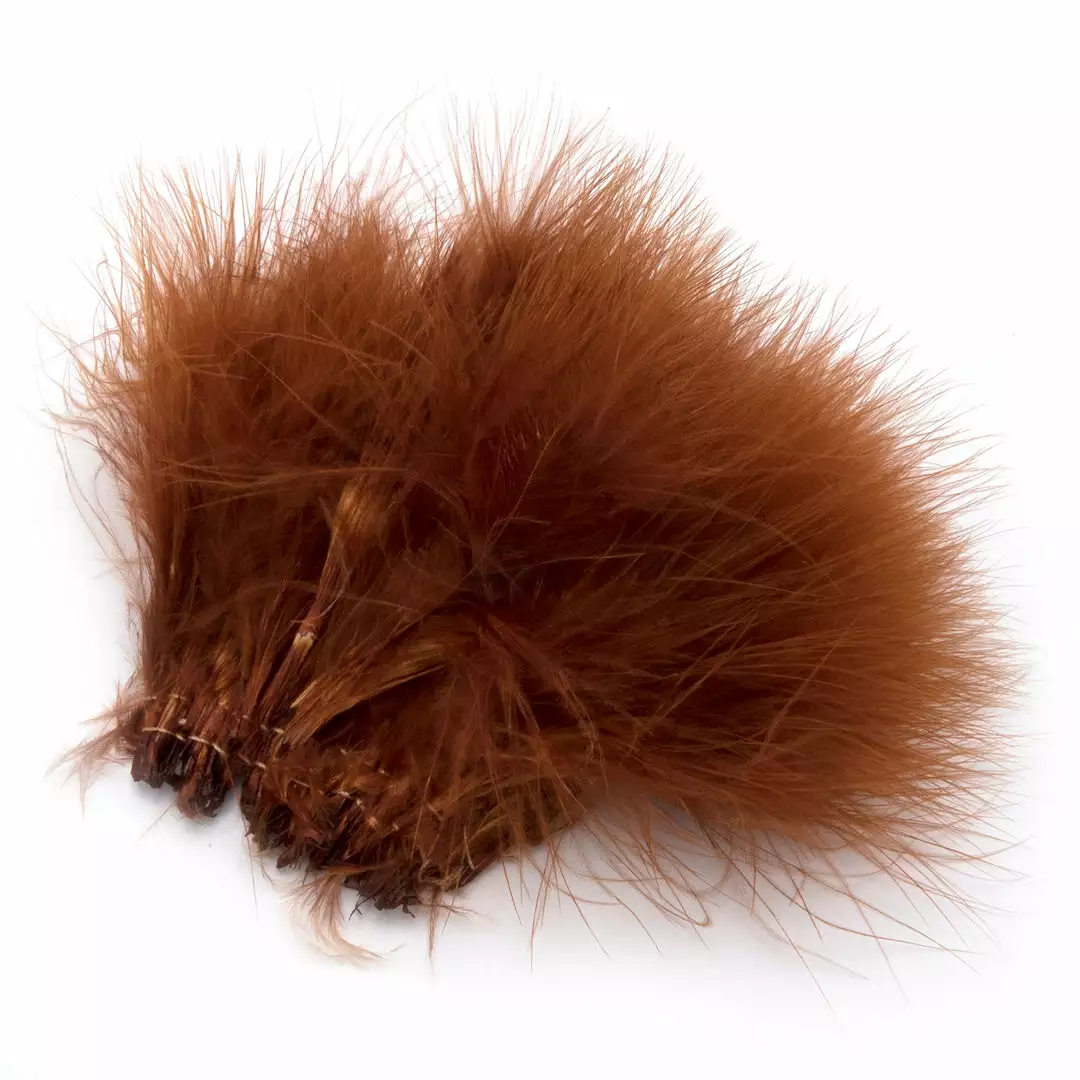 Hareline Strung Marabou Blood Quills Fly Tying Materials 25 Hareline Strung Marabou Blood Quills Fly Tying Materials