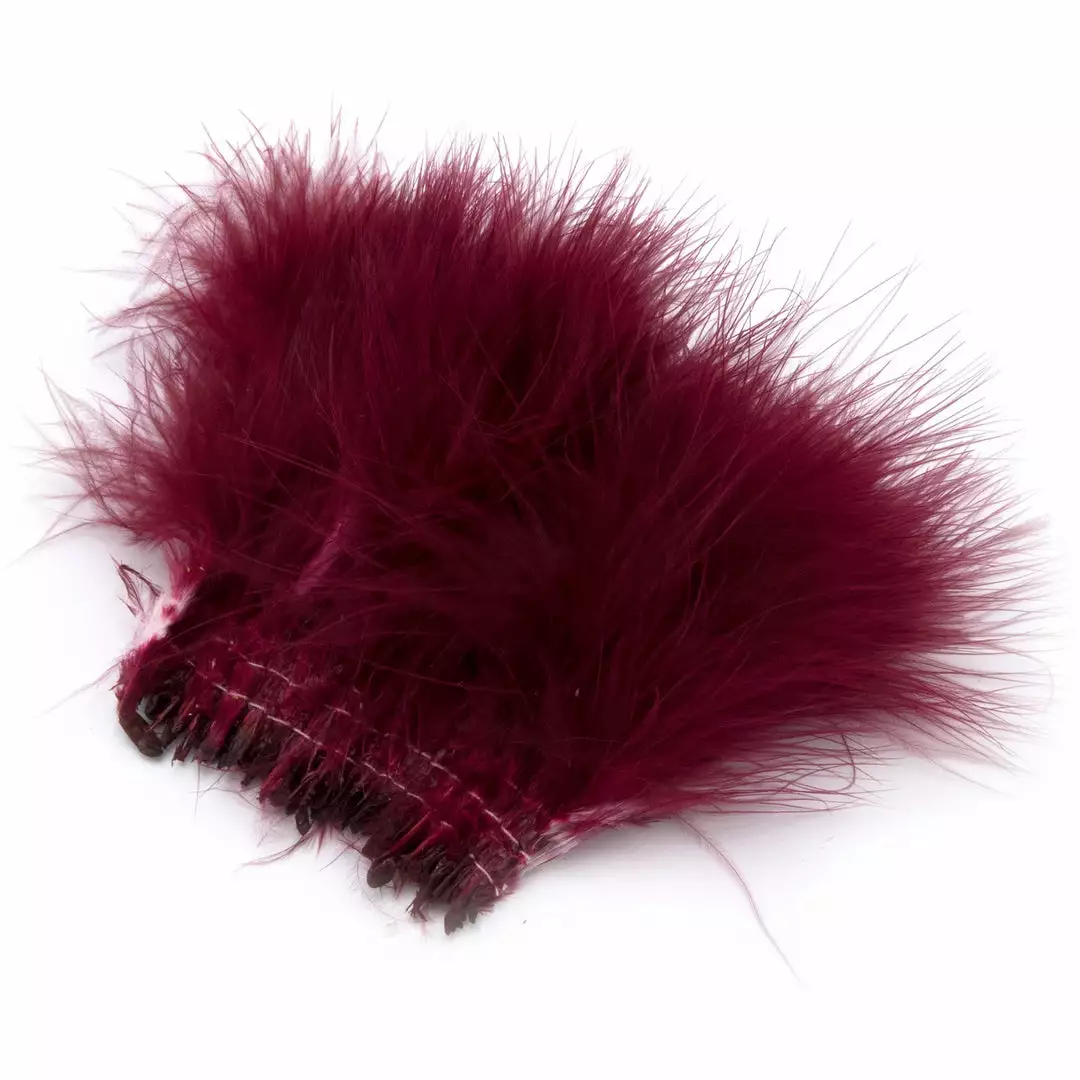 Hareline Strung Marabou Blood Quills Fly Tying Materials 40 Hareline Strung Marabou Blood Quills Fly Tying Materials