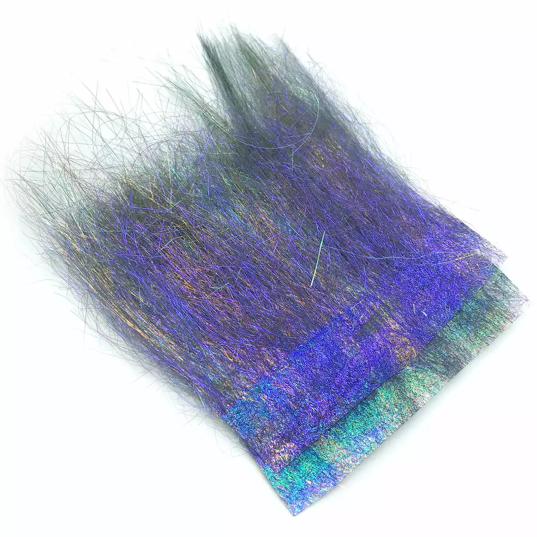 Hareline Fly Tying Materials Ice Dub Minnow Back Shimmer Fringe 5 Hareline Fly Tying Materials Ice Dub Minnow Back Shimmer Fringe