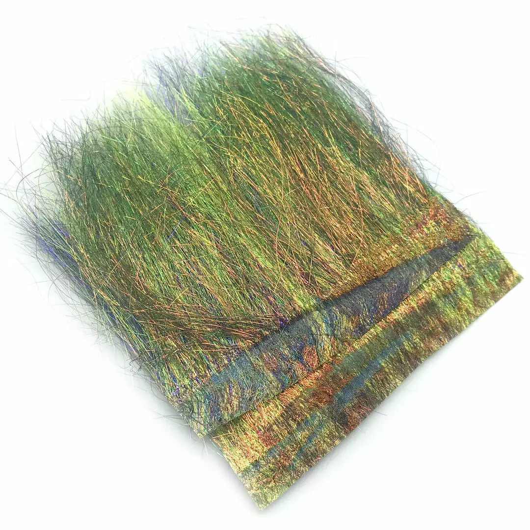 Hareline Fly Tying Materials Ice Dub Minnow Back Shimmer Fringe 10 Hareline Fly Tying Materials Ice Dub Minnow Back Shimmer Fringe