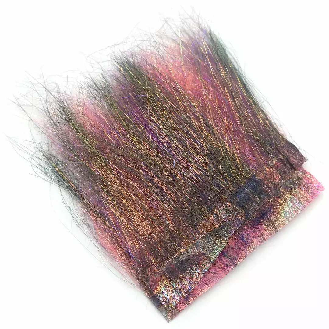 Hareline Fly Tying Materials Ice Dub Minnow Back Shimmer Fringe 11 Hareline Fly Tying Materials Ice Dub Minnow Back Shimmer Fringe