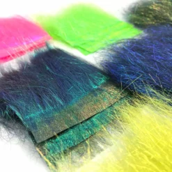 Hareline Fly Tying Materials Ice Dub Shimmer Fringe