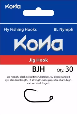 Kona BJH Barbless Jig Nymph Hook Hooks