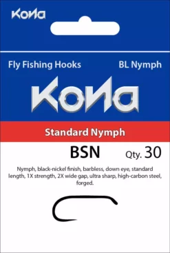 Hooks Kona BSN Standard Nymph Barbless Hook