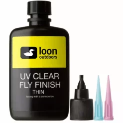 Loon Outdoors Loon UV Clear Fly Finish Thin Fly Tying Materials