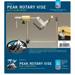 Peak Fishing Peak Rotary Vise With C-Clamp Mount 5 Peak Fishing Peak Rotary Vise With C-Clamp Mount