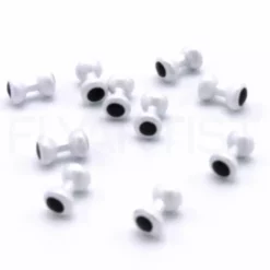 Hareline Painted Lead Dumbbell Eyes Fly Tying Materials