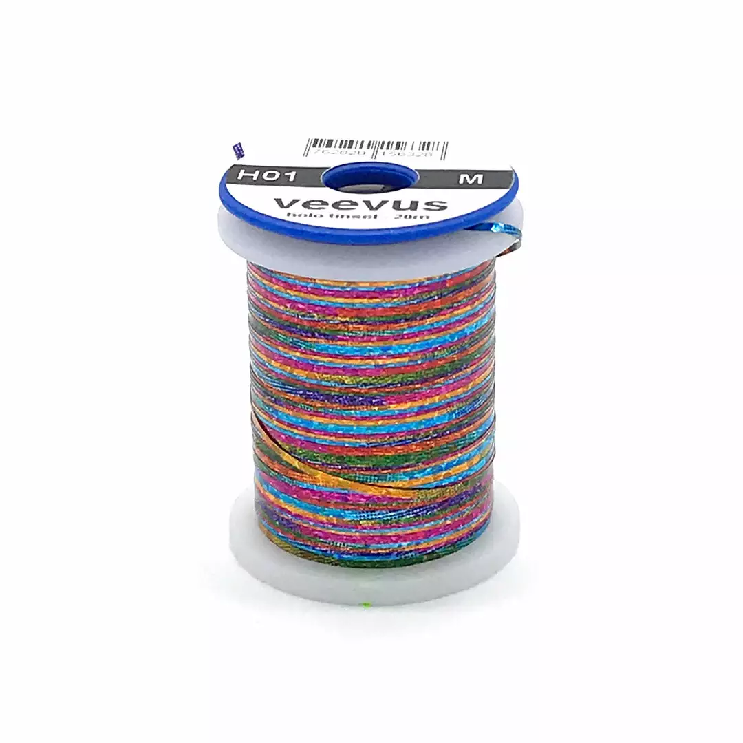 Fly Tying Materials Veevus Holographic Tinsel 15 Fly Tying Materials Veevus Holographic Tinsel