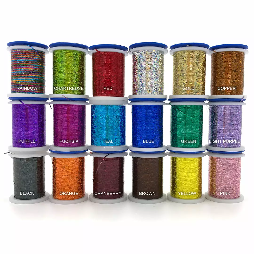 Fly Tying Materials Veevus Holographic Tinsel 1 Fly Tying Materials Veevus Holographic Tinsel