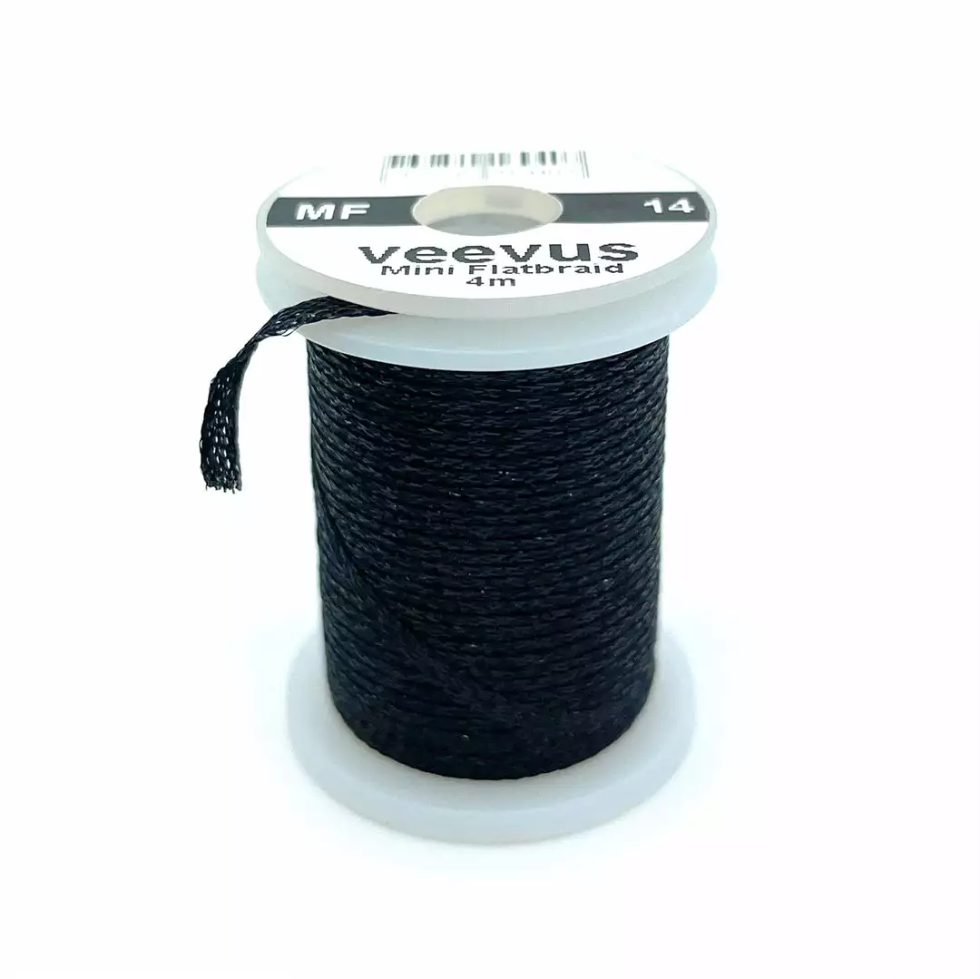 Veevus Mini Flat Braid Fly Tying Materials 2 Veevus Mini Flat Braid Fly Tying Materials