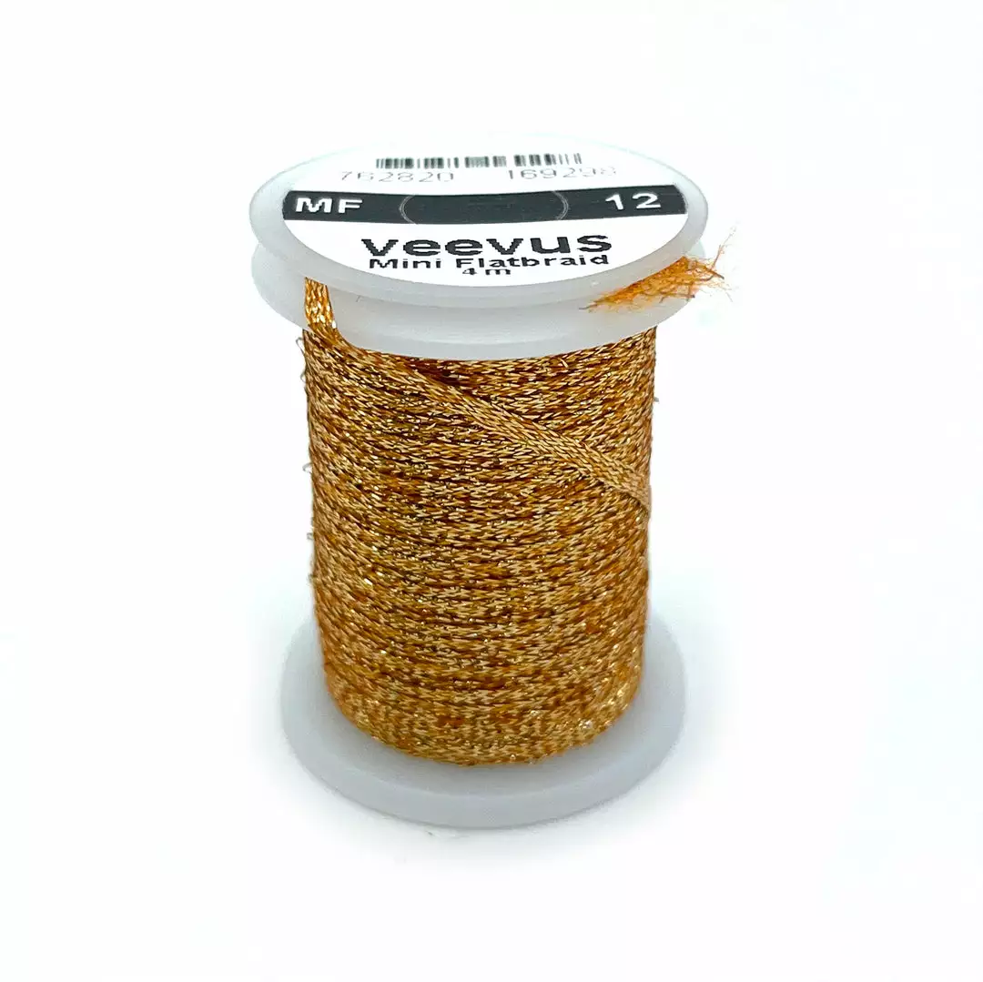 Veevus Mini Flat Braid Fly Tying Materials 6 Veevus Mini Flat Braid Fly Tying Materials