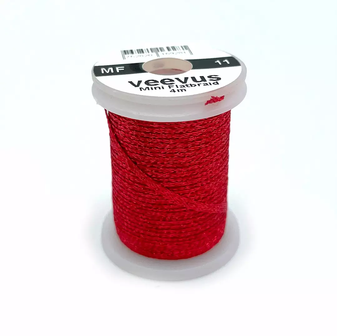 Veevus Mini Flat Braid Fly Tying Materials 20 Veevus Mini Flat Braid Fly Tying Materials