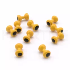 Hareline Painted Lead Dumbbell Eyes Fly Tying Materials